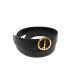 dunhill Dunhill кожа Gold металлические принадлежности ремень указанный размер 32/80 мужской оттенок черного DK2632