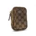 GUCCI Gucci 115249 002404 GG рисунок GG парусина сигарета кейс сигареты кейс дым . кейс бардачок оттенок коричневого DK2804
