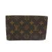 LOUIS VUITTON Louis Vuitton монограмма сумка макияж сумка мульти- кейс женский мужской оттенок коричневого DY0330