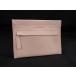 # как новый # LOEWE Loewe кожа мульти- сумка мульти- кейс бардачок женский розовый оттенок бежевого FQ2327