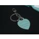 # прекрасный товар # TIFFANY&Co Retun to Tiffany in Raid кожа брелок для ключа очарование оттенок серебра × голубой серия FT0421