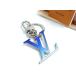 # превосходный товар # LOUIS VUITTON Vuitton MP2789porutok ноги latiento брелок для ключа сумка очарование оттенок серебра × оттенок голубого FU5572