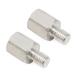 �o�C�N�~���[�p �ϊ��A�_�v�^�[ �����l�W �~���[��10mm�����ԑ̑�8mm ���l�W �A���~�� �V���o�[ 2��