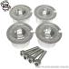  высокое качество KN aluminium CNC пол панель цвет Ver2 4 шт SET серебряный 1 type Cygnus X SE12J Taiwan 5TY 2 type Cygnus X SE44J внутренний 28S Taiwan 4C6 1CJ