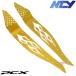  товары по специальной цене переиздание модель NCY Laser cut aluminium панель подножки aluminium пол панель золотой B TYPE PCX125 JF28 PCX150 KF12 установка для таппинг винт есть 