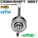 [ супер высокое качество сделано в Японии NTN подшипник ]MOS Cygnus X[4 type (SEA5J/BF9/2UB)]BW'S125X/BW'SR/BW'S-R длинный коленчатый вал ASSY[3mm длинный ]