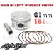  высокое качество Majesty 125 кабина машина Fi машина вместе OK 61mm bore up поршень поршневое кольцо + поршень булавка + пружинное стопорное кольцо есть 