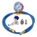 HZ-MONSTAR R12 R134a �J�[�G�A�R�� �K�X�`���[�W�L�b�g �G�A�R�����`���[�W �ėp�ʐ؂�^�b�v�o���u R134a�ሳ�p�N�C�b�N�J�v���[ ���[�^�[�t��1.3m