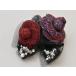  Rene Rene букетик цветок Swarovski имеется wine red женский j_p F-ACE1651