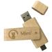 Mies Wooden USB 32GB 128GB with TypeC interface (2 in 1) եåɥ饤