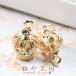  очарование .. маленький 13mm Gold 2 шт 2 штук примерно 1.3cm.. очарование дизайн обработка can имеется Mini .. цинк серьги очарование 