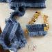 бахрома гонки Denim кисточка обе стороны распорка бахрома примерно 100cm бахрома ширина 30mm индиго ширина примерно 3cm бахрома лента рукоделие 