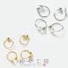  earrings parts earcuff 4mm flat plate attaching [ is possible to choose 2 color ] 10.5mm 2pe Anon hole earrings metal allergy correspondence approximately 1.1cm accessory parts 