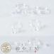[GW middle . every day shipping ] earrings parts resin non hole earrings [ is possible to choose 3 kind ] accessory clear 1 pair 2 piece metal allergy correspondence simple resin earrings 