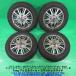 ek Wagon 155/65R13 2023 год шероховатость гора зимний 80-85% гора DUNLOP WINTERMAXX02 4шт.@4 дыра PCD100 +45 Otti Wagon R Palette Moco б/у Niigata 