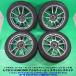  Blade 225/45R17 зимний 60-70% гора DUNLOP DSX-2 4шт.@A-TECH SCHNEIDER 5 дыра PCD100/114.3 7JJ +38 Lexus IS Skyline б/у Niigata 