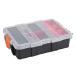 Organizer Box, Two layer Plastic Heavy duty Components Storage Case Screw Tool Box Assortment Boxes Small Parts Tool Box ¹͢