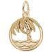 Rembrandt Charms Palm Tree and Wave Charm, 10K Yellow Gold¹͢ʡ̵