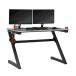 SD STUDIO DESIGNS Zone Gaming Table, Black,silver parallel imported goods free shipping 