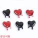 [ в тот же день возможность ] полимер очарование Heart type 1 дыра 15×19mm(8 штук )