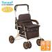  silver car . peace factory Tey kobbok -stroke SIST02 Brown auxiliary tool handcart stylish folding *