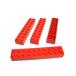  Lego * красный цвет. 2×10. основы детали 4 позиций комплект ( б/у товар )