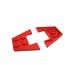  Lego * красный цвет. 4×3 Wedge plate 2 позиций комплект ( б/у товар )