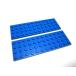  Lego * синий цвет. 4×12 plate 2 позиций комплект ( б/у товар )