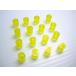  Lego * не использовался! желтый цвет. круг .1×1 прозрачный детали 16 позиций комплект 