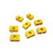  Lego * желтый цвет. 1×2 ось дыра есть детали 8 позиций комплект ( б/у товар )