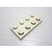  Lego * белый цвет. 2×4 электризация plate ( б/у товар )