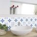do отдых плитка стикер 1 сиденье BLUE GRAPHIC STAR товары для кухни вода . сильный винил обои 