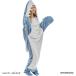 same спальный мешок надеть одеяло Shark покрывало переносной Shark покрывало super soft cozy фланель Parker подарок 