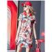  Polo One-piece женский Golf Polo Golf One-piece Golf одежда спорт одежда длина . большой размер A линия тонкий . пот скорость . контакт охлаждающий 