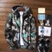  сильно сниженная цена Rush Guard купальный костюм мужской s Zip выше Parker длинный рукав одноцветный цветочный принт скорость .UV cut море пляж бассейн лето 