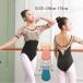  балет Leotard ребенок девочка Kids Junior бальные танцы тренировка надеты урок одежда короткий рукав Leotard chu-ru гонки переключатель маленький цветочный принт симпатичный художественная гимнастика чёрный 