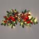 75cm рождественский венок цветок колесо украшение LED Christmas декортивный элемент Северная Европа способ lease вход сад оборудование орнамент дверь Galland часть магазин украшение орнамент 