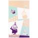  Moomin MOOMIN noren little mii-littleMys ширина 85cm× длина 150cm juuku