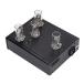 Vacuum Tube Preamplifier Aluminum Alloy Case Anti Interference Phono Preamp Better Sound Quality Amplifier for Record Player(US Plug)