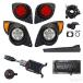 Red Hawk LGT-607LT2B1 Light Kit Compatible With/Replacement For Yamaha Drive 2007-2016 12-48V operation gas or electric, Injection molded plastic beze