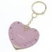  Furla кольцо для ключей в форме сердечка свет розовый кожа б/у кольцо для ключей сумка очарование в форме сердечка FURLA