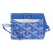 Goyard зеркало venus сумка зеркало Sky голубой PVC кожа б/у сумка очарование зеркало ремешок на шею мужской 