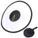  clip-on strobo photographing soft box folding diffuser strobo installation Studio photographing white round shape 