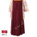  hakama одиночный товар в аренду церемония окончания университет ученик начальной школы .. темно-красный × вышивка (.) красота .* одевание место проведения к прямая поставка OK P010-S