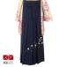  hakama одиночный товар в аренду церемония окончания университет ученик начальной школы .. темно-синий × вышивка (.) красота .* одевание место проведения к прямая поставка OK P018-M