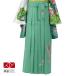  hakama одиночный товар в аренду церемония окончания университет ученик начальной школы .. mint green × бабочка вышивка (.) красота .* одевание место проведения к прямая поставка OK P081-L