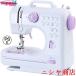  электрический швейная машина compact маленький размер швейная машина для бытового использования швейная машина начинающий 12 видов шов foot контроллер LED под рукой лампа имеется AC адаптер . батарейка АА 
