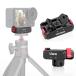 Ulanzi DJI Action 3 для OA-11 двойной интерфейс магнитный крепление 1/4 дыры от винтов штатив для магнитный магнит основа экшн-камера аксессуары ударопрочный .