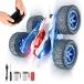 Remote Control Car for Boys,RC Cars Stunt Car Kids Toy 360 Flips Double Sided Rotating 4WD 2.4Ghz Sharp Dual-Color Headlights,Birthday Xmas Gift Toy