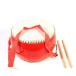  real small futoshi hand drum set original leather cow leather chopsticks 2 ps attaching year-end party new year ... respondent . party goods birthday Event karaoke musical instruments Kids percussion instrument practice is possible to choose 